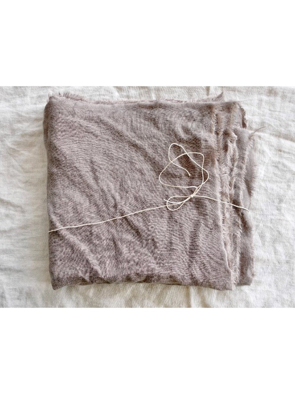 Minimalist Linen Napkins Set of 4 – Reclaimed Fabric, Frayed Edge, Soft Washed,